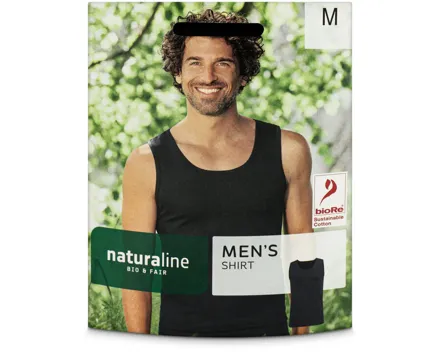 Naturaline Textil Herren Shirt schwarz M
