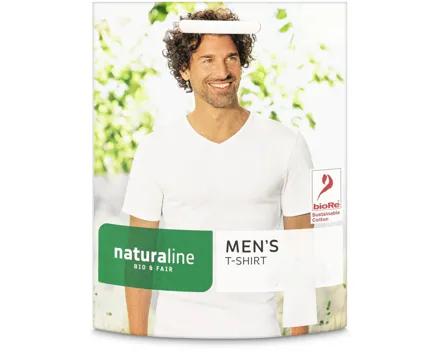 Naturaline Textil Herren Shirt weiss S