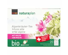 Naturaplan Bio Alpenkräutertee mit Malve 20 Beutel