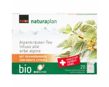 Naturaplan Bio Alpenkräutertee mit Orangenminze 20 Beutel