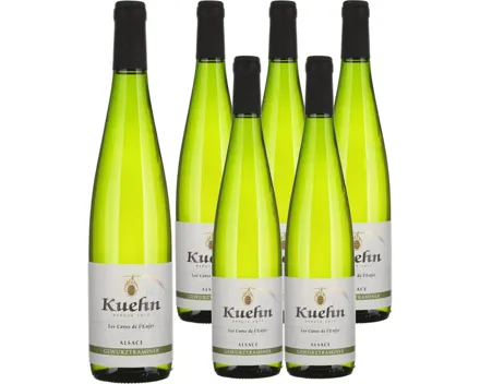 Naturaplan Bio Alsace AOC Gewürztraminer Kuehn 6x 75cl (2022) – Weisswein, Frankreich (0.75l)