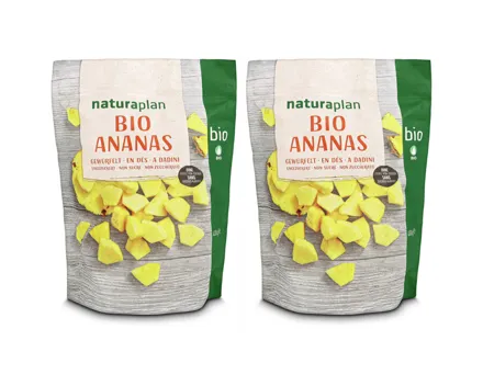 Naturaplan Bio Ananas Würfel 2x 400g