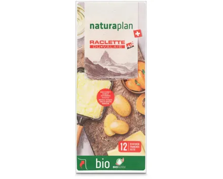Naturaplan Bio AOP Raclette du Valais Scheiben
