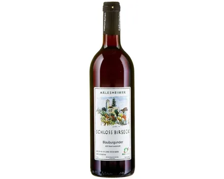 Naturaplan Bio Basel-Landschaft AOC Arlesheimer Blauburgunder Schloss Birseck (2022) – Rotwein, Schweiz (0.75l)