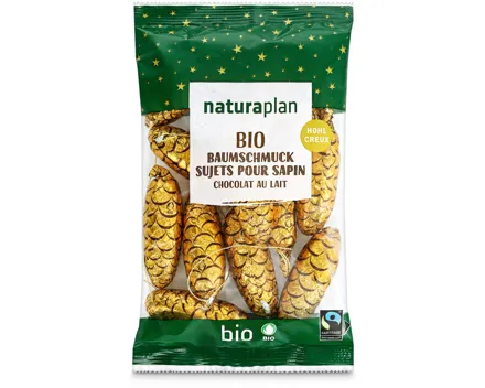 Naturaplan Bio Baumschmuck Milchschokolade