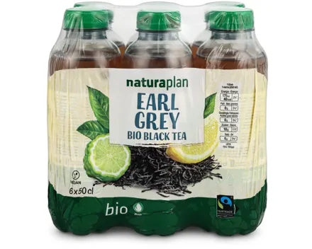 Naturaplan Bio-Black Tea Earl Grey 6x50cl