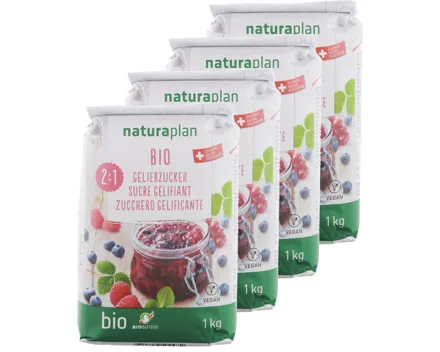 Naturaplan Bio CH Gelierzucker 4x 1kg