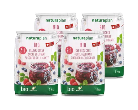 Naturaplan Bio CH Gelierzucker 4x1kg