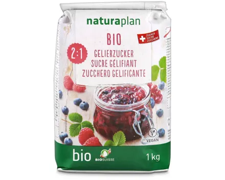 Naturaplan Bio CH Gelierzucker 4x1kg