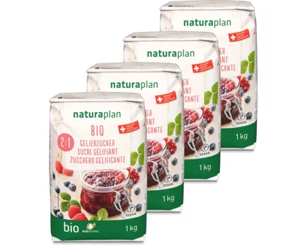 Naturaplan Bio CH Gelierzucker 4x1kg