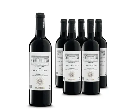 Naturaplan Bio-Corbières AOP Prestige Château de Caraguilhes 6x 75cl (2023) – Rotwein, Frankreich (0.75l)