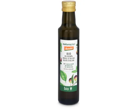 Naturaplan Bio Demeter Olivenöl extra vergine mit Basilikum