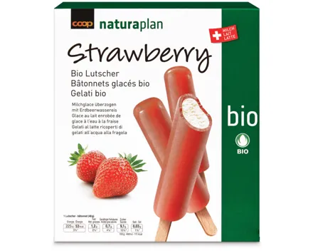 Naturaplan Bio Erdbeer Lutscher 12x60ml