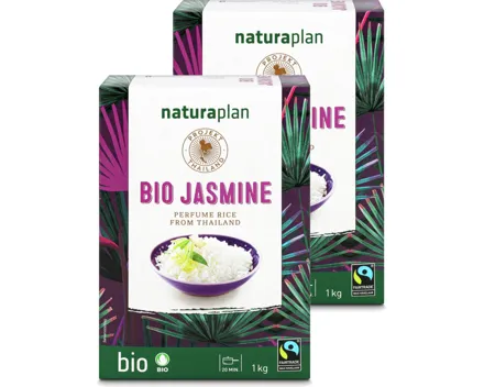 Naturaplan Bio Fairtrade Jasmin Reis 2x1kg