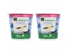 Naturaplan Bio Fairtrade Joghurt à la Grecque Vanille ohne Zuckerzusatz 2x150g