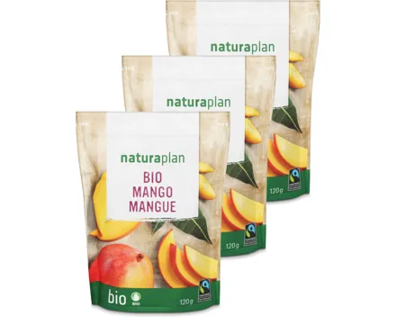 Naturaplan Bio Fairtrade Mango 3x 120g