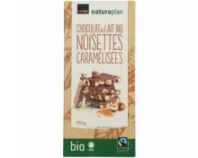 Naturaplan Bio Fairtrade Tafelschokolade Milch & Nuss