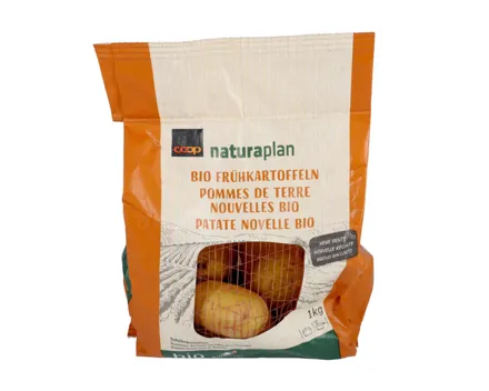 Naturaplan Bio Frühkartoffeln braune Linie