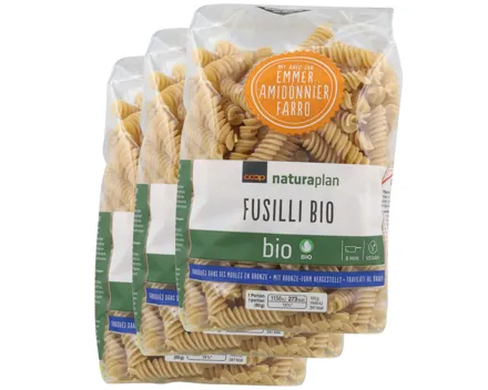 Naturaplan Bio Fusilli Emmer 3x400g