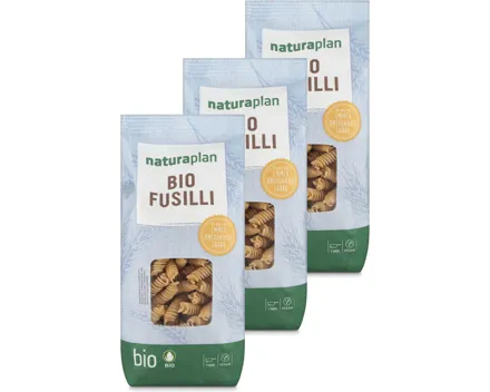 Naturaplan Bio Fusilli mit Emmer 3x 400g