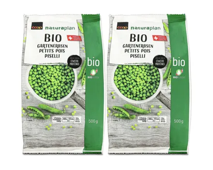 Naturaplan Bio Gartenerbsen 2x500g
