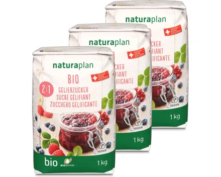 Naturaplan Bio Gelierzucker 3x1KG