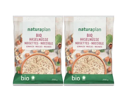 Naturaplan Bio Haselnüsse gemahlen 2x 200g
