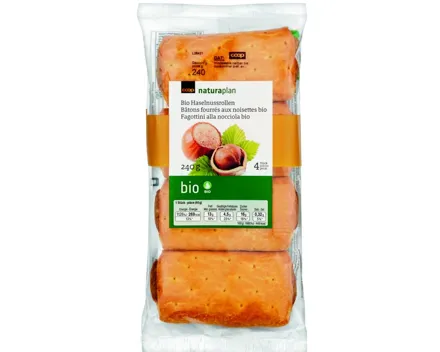 Naturaplan Bio Haselnussrollen 4x60g