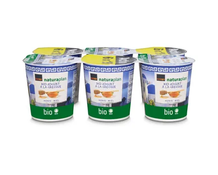 Naturaplan Bio Joghurt à la Grecque Honig 6x150g