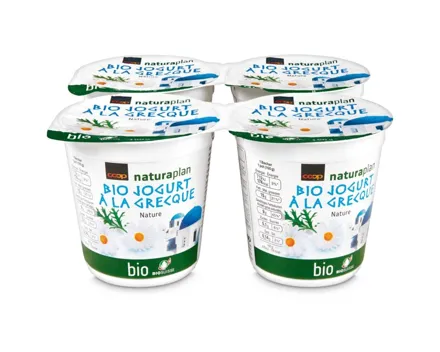Naturaplan Bio Joghurt à la Grecque Nature 4x150g