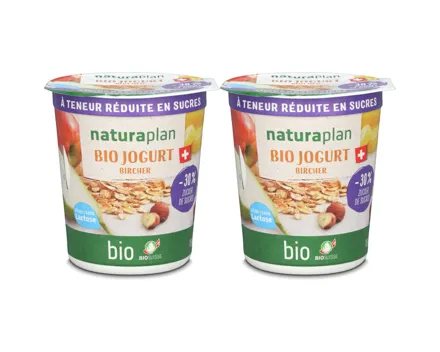 Naturaplan Bio Joghurt Bircher 2x180g