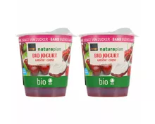 Naturaplan Bio Joghurt Kirsche ohne zusätzlichen Zucker 2x150g