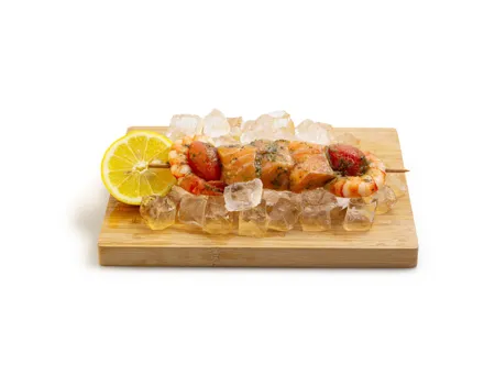 Naturaplan Bio Lachs & Crevettenspiess provencal