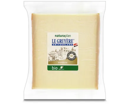 Naturaplan Bio Le Gruyère AOP mittelreif ca. 320g