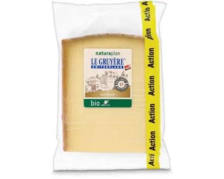 Naturaplan Bio Le Gruyère AOP surchoix Portion ca. 350g