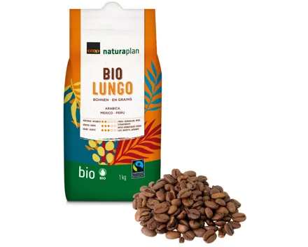 Naturaplan Bio Lungo Bohnenkaffee