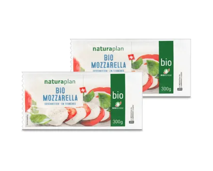 Naturaplan Bio Mozzarella geschnitten 2x 300g