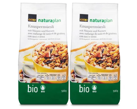 Naturaplan Bio Nuss Knuspermüesli 2x500g