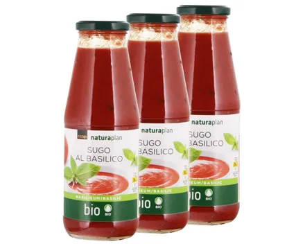 Naturaplan Bio Passata al basilico 3x 700g