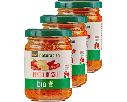Naturaplan Bio Pesto Rosso 3x140g
