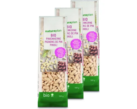 Naturaplan Bio Pinienkerne 3x 100g