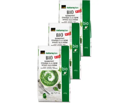 Naturaplan Bio Rahmspinat 3x 650g