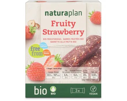 Naturaplan Bio Riegel Erdbeere 3x40g
