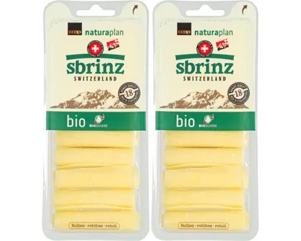 Naturaplan Bio Sbrinz AOP Hobelrollen 2x 100g