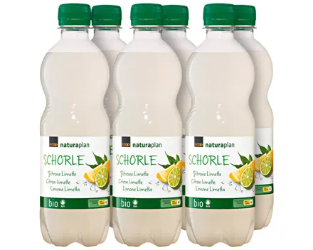 Naturaplan Bio Schorle Zitrone & Limette 6x 50cl