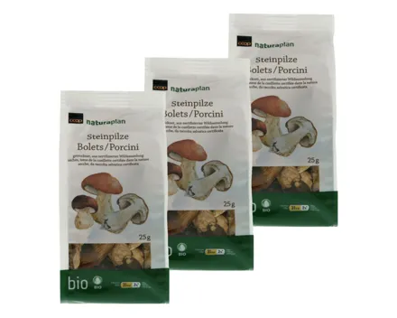 Naturaplan Bio Steinpilze getrocknet 3x 25g