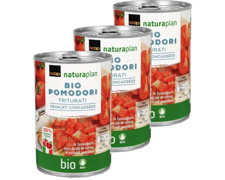 Naturaplan Bio Tomaten gehackt 3x400g
