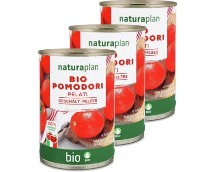Naturaplan Bio Tomaten geschält 3x 400g