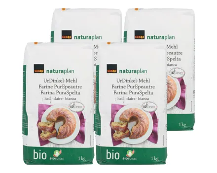 Naturaplan Bio Urdinkelmehl hell 4x1kg