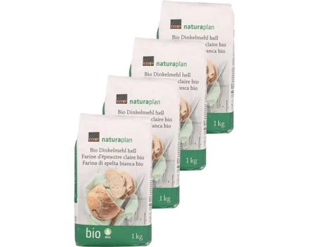 Naturaplan Dinkelmehl hell 4x1kg